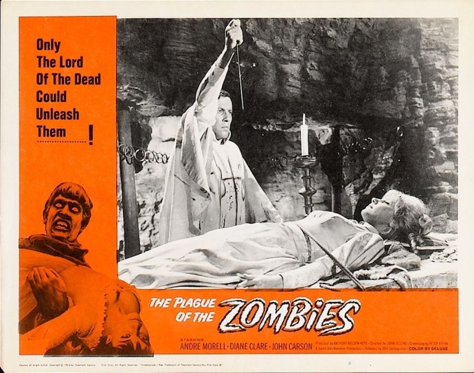 The Plague of the Zombies film lobby card